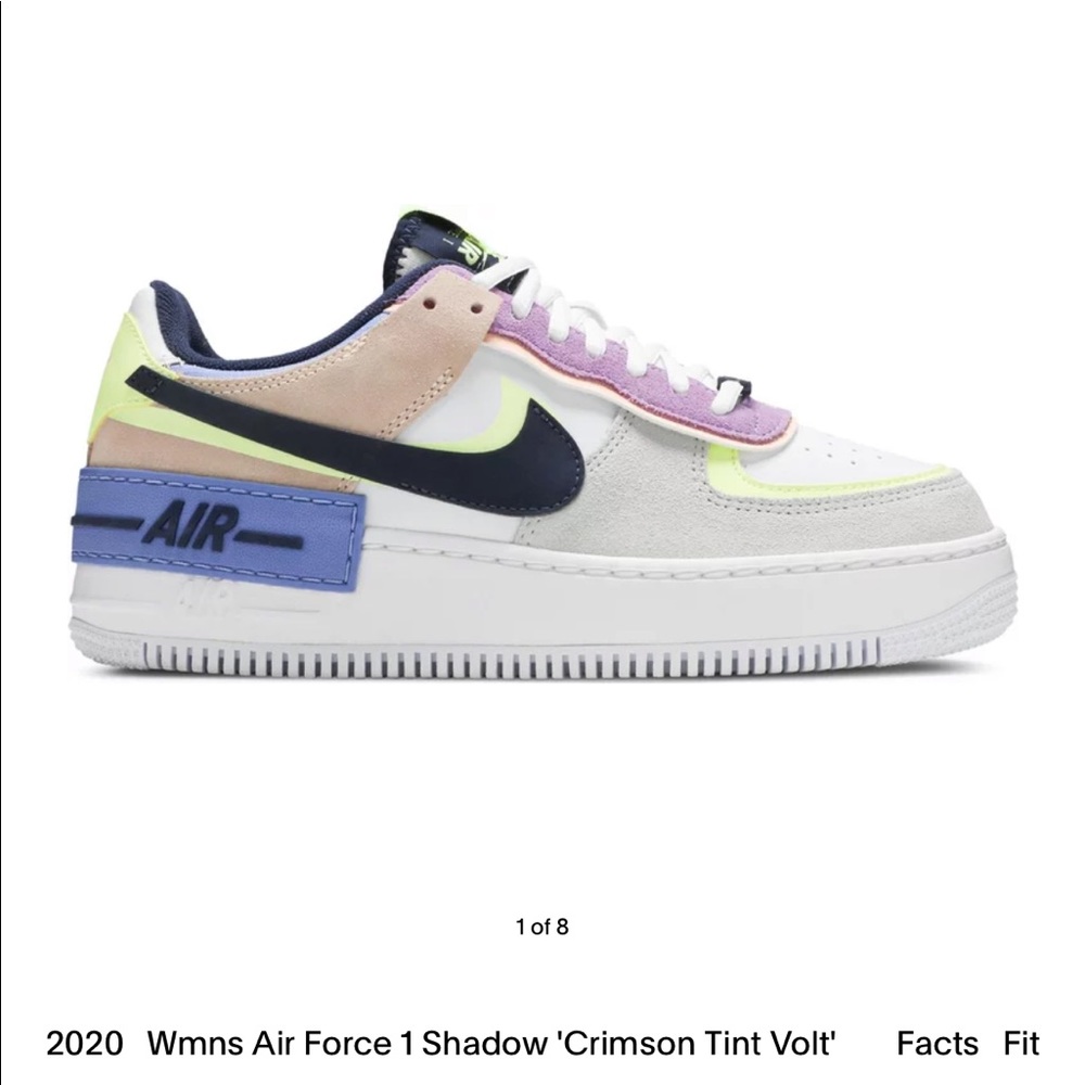 Women’s Nike Air Force 1 Crimson Tint Volt